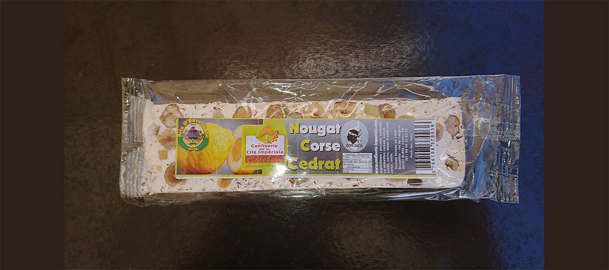 NOUGAT CORSE CEDRAT
